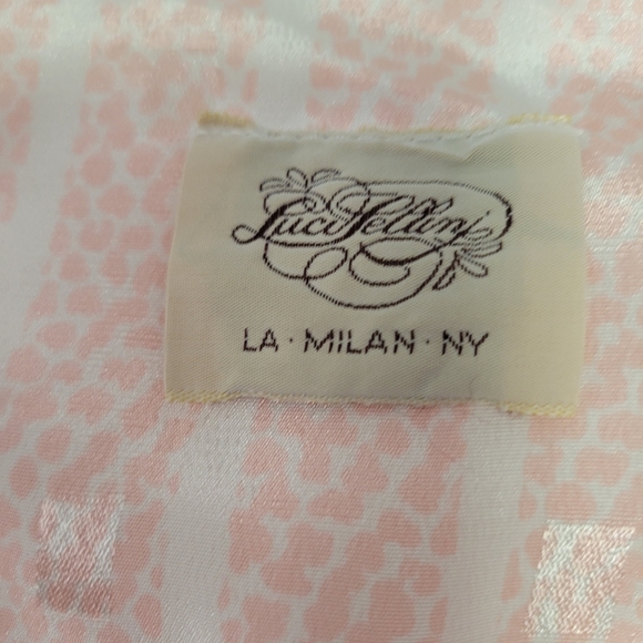 Vintage A Line Dress by Luci Fellini / Soft Pink / Fits Medium to Slim Large - Picture 6 of 7